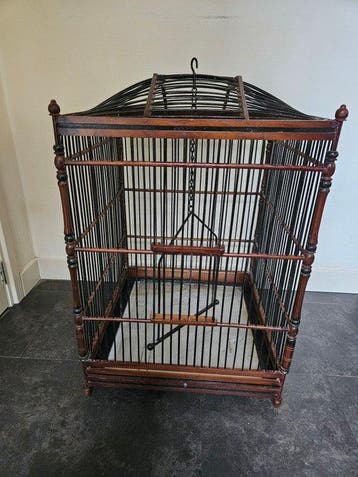 Geïnspireerd door de antieke stijl Vogelkooi - Hout&Metaal -