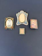 Fotolijst (4) - Micro-mosaïek van steen uit Italië, Antiek en Kunst, Curiosa en Brocante