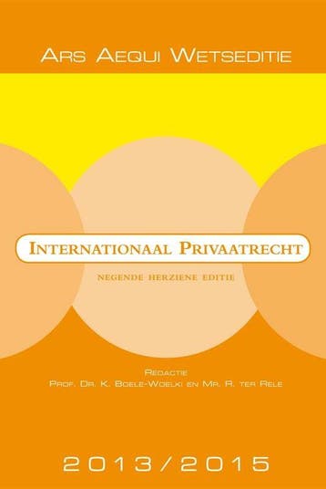 Internationaal privaatrecht / 2013-2015 / Ars Aequi, Boeken, Verzenden, Gelezen