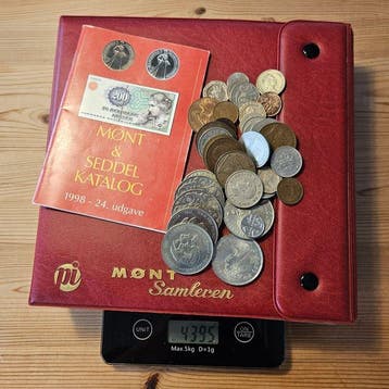 Wereld. 4.4 kg 1850s/1990s in album, various metals and