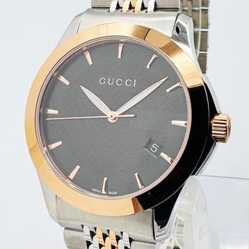 Gucci - Two-Tone Rose Gold & Steel - Zonder minimumprijs -, Nieuw