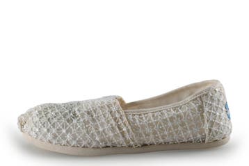 Toms Instappers in maat 37 Wit, Verzenden, Toms, Gedragen, Wit