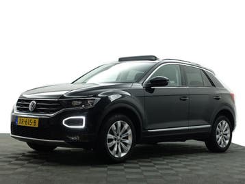Zakelijke Lease |  Volkswagen T-Roc 1.5 TSI R-line+ Aut-, Automaat, Gebruikt, Overige brandstoffen, Zwart