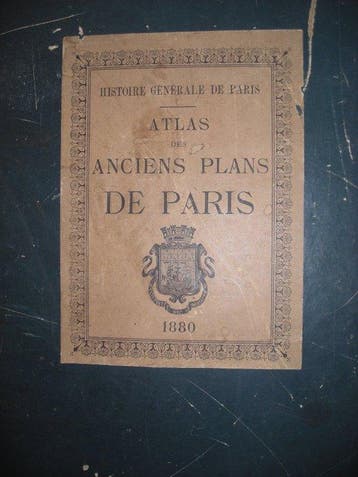 Frankrijk - Atlas van oude kaarten van Parijs (1880);, Nieuw