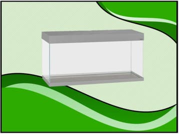Aquael OptiSet 125 Aquarium Grijs - 80cm (Aquarium sets), Verzenden, Nieuw, Verlichting of Verwarming