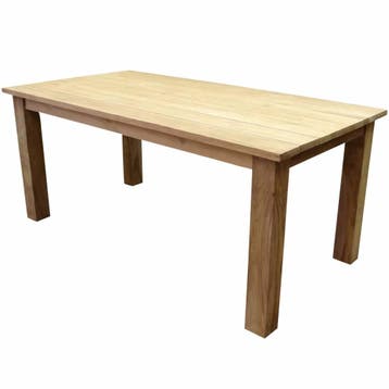 Old Java dining tuintafel 240x100xH77,5 cm teak, Ophalen of Verzenden, Nieuw, Teakhout