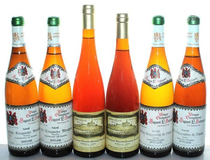 1971 + 1979 Riesling Spätlese: Hochheim Domdechaney,, Verzamelen, Wijnen