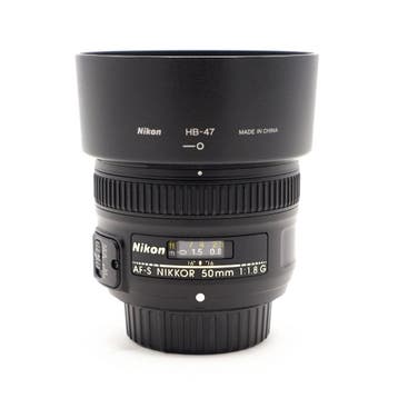 Nikon 50mm F1.8G AF-S Nikkor Objectief (Occasion), Audio, Tv en Foto, Fotografie | Lenzen en Objectieven, Nikon, Ophalen of Verzenden