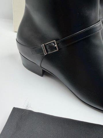 Saint Laurent - Enkellaarsjes - Maat: EU 42, Nieuw