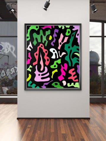 CAVER (1983) - Candle light (XL Size Painting)