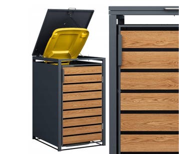 Afvalcontainer Omhulsel | Houtlook | Laatste Stuks!, Ophalen of Verzenden, Nieuw, Hout, Containerberging