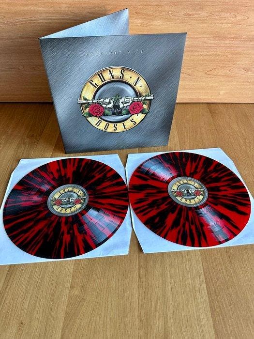 Guns N Roses - Greatest Hits - Red/Black Splatter Limited, Cd's en Dvd's, Vinyl Singles