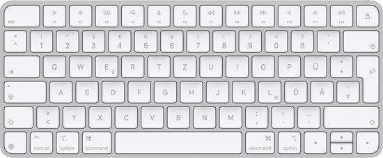 Apple Magic Keyboard - QWERTZ Duits - Zilver (A1644), Computers en Software, Toetsenborden, Zo goed als nieuw, Verzenden