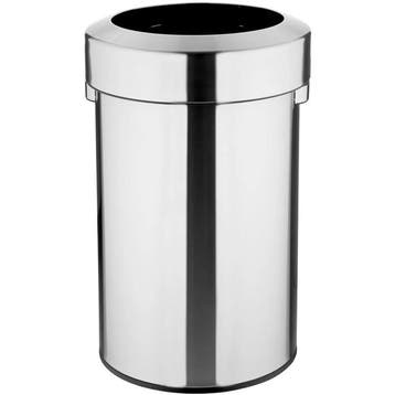 Afvalbak | Staal | Geborsteld | 70L | Open | Anti, Verzenden, Nieuw in verpakking