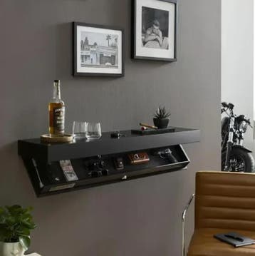 Houten Zwevende Wandplank – Wandrek met Verborgen Opbergruim, Verzenden, Nieuw