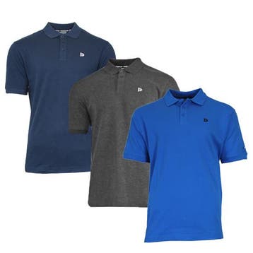 Donnay Donnay Heren - 3-Pack - Polo shirt Noah - Navy /, Verzenden, Nieuw