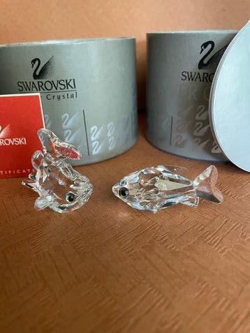 Swarovski - Beeldje - Set Goudvis en Karper - Boxed (2) -