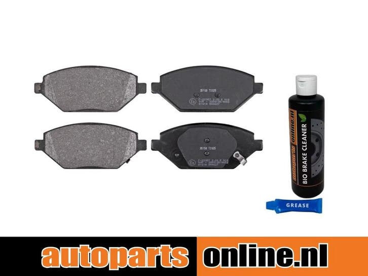 Remblokken set Opel Karl voorzijde, Auto-onderdelen, Besturing, Nieuw, Opel, Verzenden