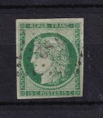 Frankrijk 1850 - gesigneerd, gewaardeerd op €1350, rand, Gestempeld