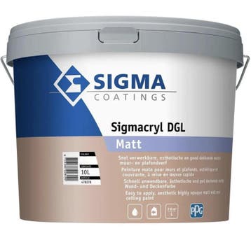Sigma Sigmacryl DGL Matt - RAL 7016 - 2,5 liter, Overige kleuren, Nieuw, Ophalen of Verzenden, Verf
