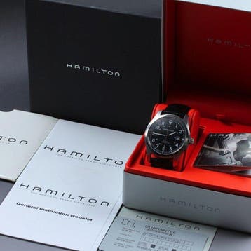 Hamilton - Khaki - Zonder minimumprijs - H705550/H70555733 -, Nieuw