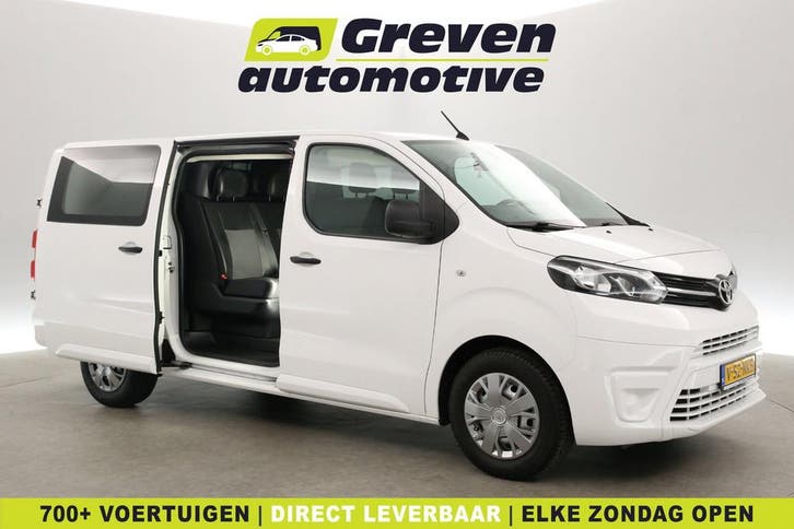 Toyota ProAce Worker 2.0 D-4D L3H1  DC  6 Zits  Airco, Auto's, Bestelauto's, Te koop, Handgeschakeld, Diesel, Wit, Toyota, Verzenden
