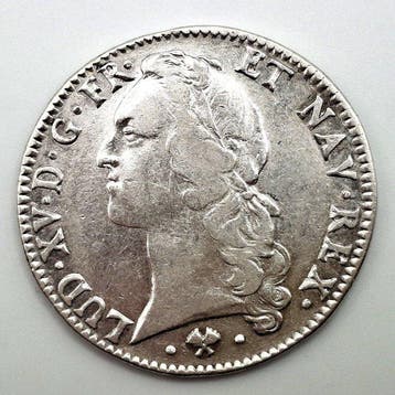 Frankrijk. Louis XV (1715-1774). Ecu 1767-L, Bayonne (Zonder, Postzegels en Munten, Munten | Europa | Niet-Euromunten