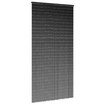 vidaXL Insectengordijn 90x220 cm bamboe donkergrijs, Verzenden, Nieuw, Grijs
