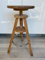 Kruk - Hout - In hoogte verstelbaar