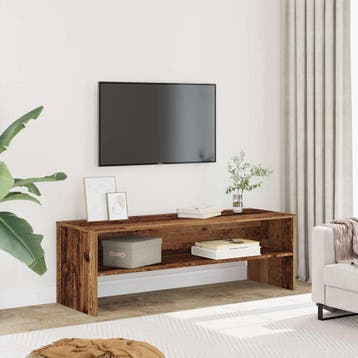vidaXL Tv-meubel 120x40x40 cm bewerkt hout oud houtkleurig, Huis en Inrichting, Kasten | Televisiemeubels, Verzenden, Nieuw, Overige houtsoorten