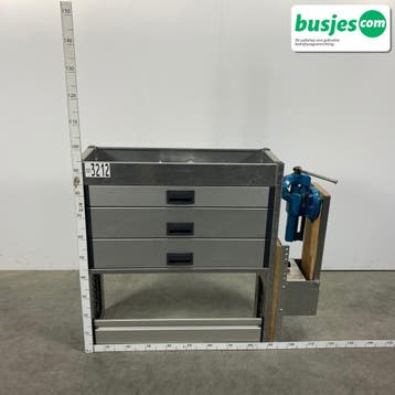 Aluca bedrijfswageninrichting 885x320x950mm (3212), Ophalen of Verzenden