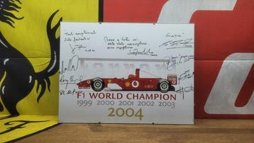 Ferrari - Michael Schumacher - 2004 - Tekening, Nieuw