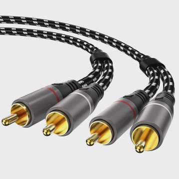 HIFI RCA Audiokabel 2RCA naar RCA - Stereo Audio Verbinding, Verzenden, Nieuw