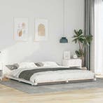vidaXL Bedframe Wit 180 x 210 cm Massief grenenhout, Huis en Inrichting, Slaapkamer | Bedden, Verzenden, Nieuw, Wit, Hout