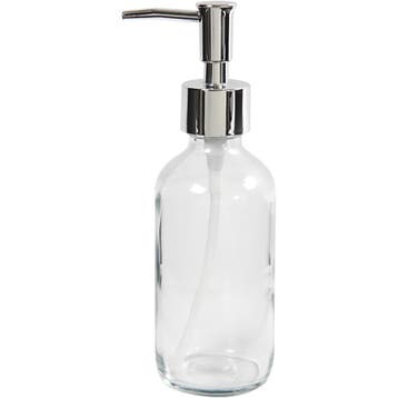 Zeeppomp, H: 19,3 cm, d 6,3 cm, 230 ml, helder, 1 stuk, Nieuw