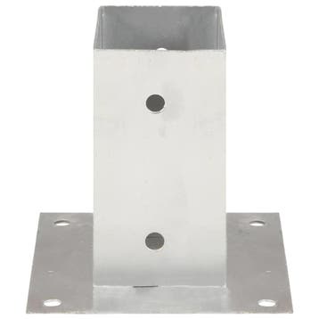 vidaXL Paalankers 4 st 71 mm gegalvaniseerd metaal, Tuin en Terras, Verzenden, Nieuw