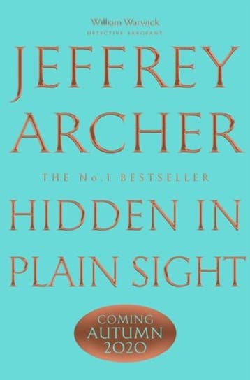 Hidden in Plain Sight | 9781509851324 | Jeffrey Archer, Ophalen of Verzenden, Zo goed als nieuw, Jeffrey Archer