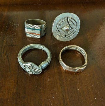 Metaal - Ring - (x4) Berbers Marokko