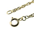 Gouden Singaporeschakel ketting, Sieraden, Tassen en Uiterlijk, Kettingen, Ophalen of Verzenden, Gebruikt, Overige kleuren, Goud