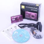 Nikon Nikon Coolpix S5200 Compact Digital Camera Purple +, Nieuw