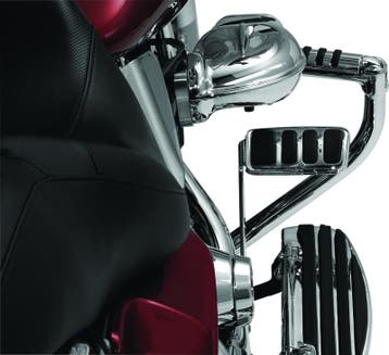 Kuryakyn ISO Brake Pedal Pad Longhorn Chrome, Ophalen of Verzenden