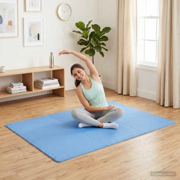 vidaXL Vloermatten 50 pcs Blauw 18 m² EVA Schuim, Verzenden, Nieuw