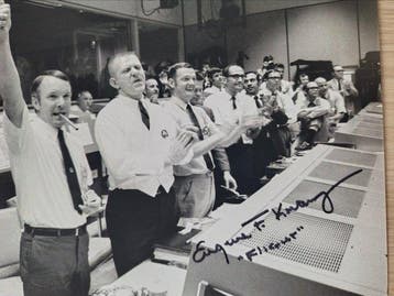 NASA Hoofd Flight Director van de Apollo 11-missie – Eugene