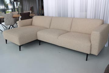 Cartel Living Pom ligelement + 2,5 zits  stof 282 x 150 cm, Ophalen of Verzenden, Nieuw, Stof