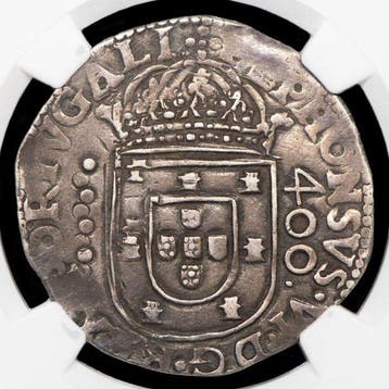 Portugal. D. Afonso VI (1656-1667). Cruzado (400 Reis) 1663