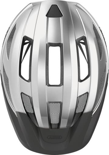 ABUS Macator Fietshelm - Zilver, Ophalen of Verzenden, Nieuw, Abus