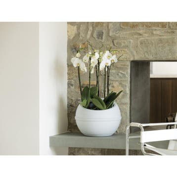 Bama Sfera Bloempot 23L 40.5x32 cm Wit (Overige), Verzenden, Nieuw