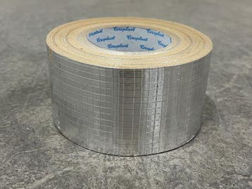 Veiling - 4x Coroplast aluminium tape - folie (75mm × 50m), Nieuw