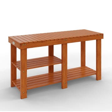 Schoenenrek/bankje 2in1 Acaciahout (Meubelen, Interieur), Verzenden