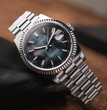 Duxot - Automatic - Aurora Aragonite - Sapphire - Date - NEW, Nieuw